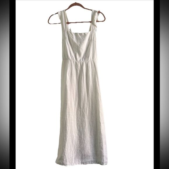 Reformation Dresses & Skirts - Reformation White Square Neck Sleeveless Maxi Dress Size 2 Bridal